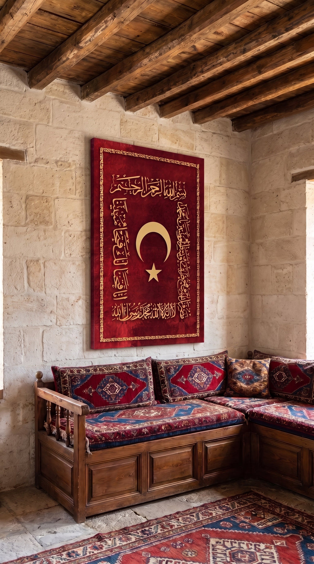 Osmanlı Sancağı Tuval Tablo
